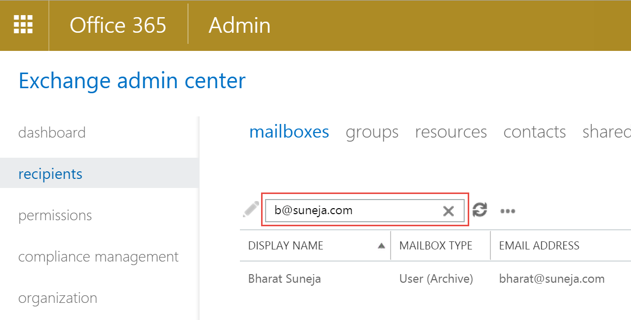 Exchangepedia Find an email address  in Microsoft 