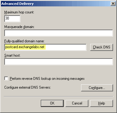 Exchangepedia Masquerading Smtp Virtual Servers Changing The Fqdn And Masquerade Domain